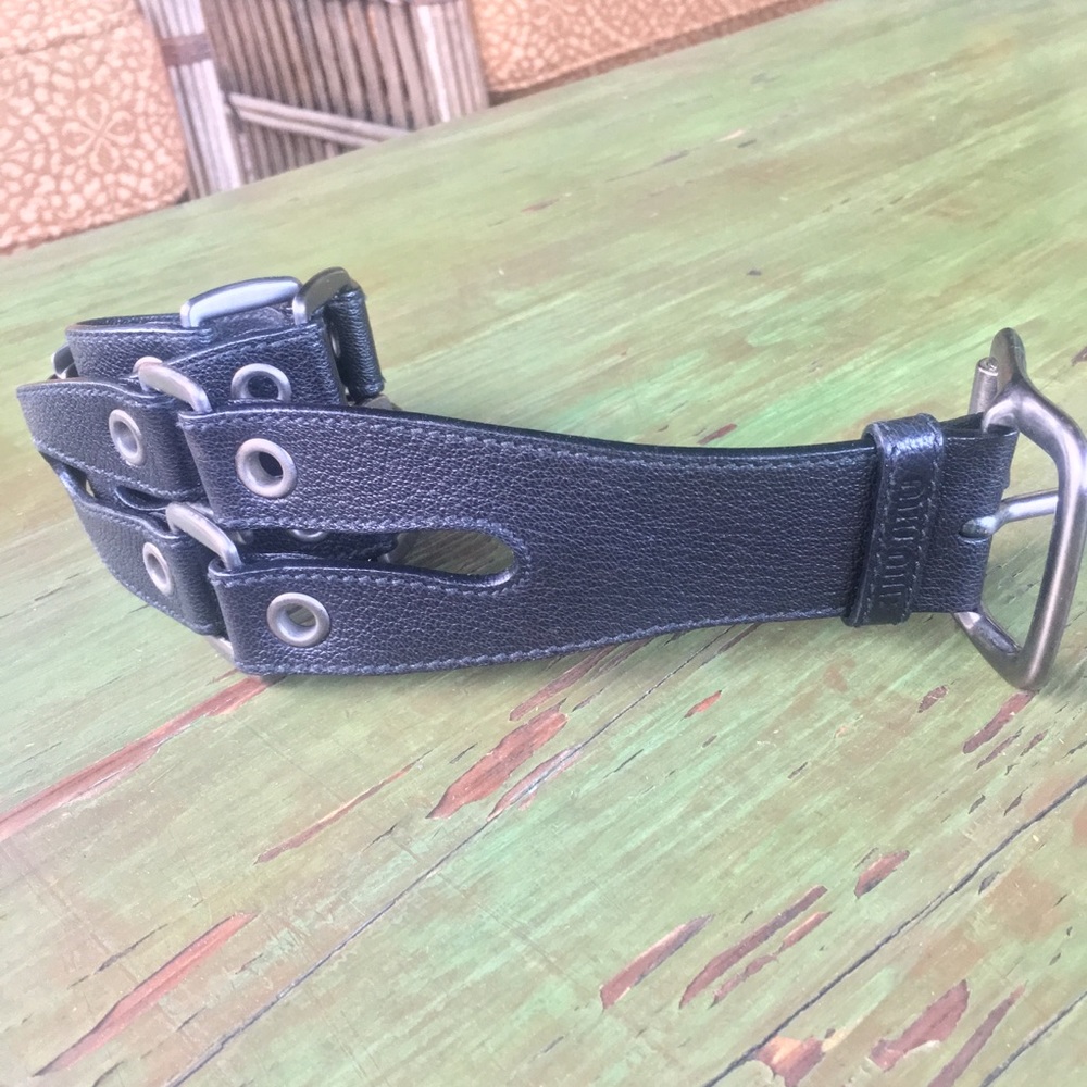 Miu miu leather belt